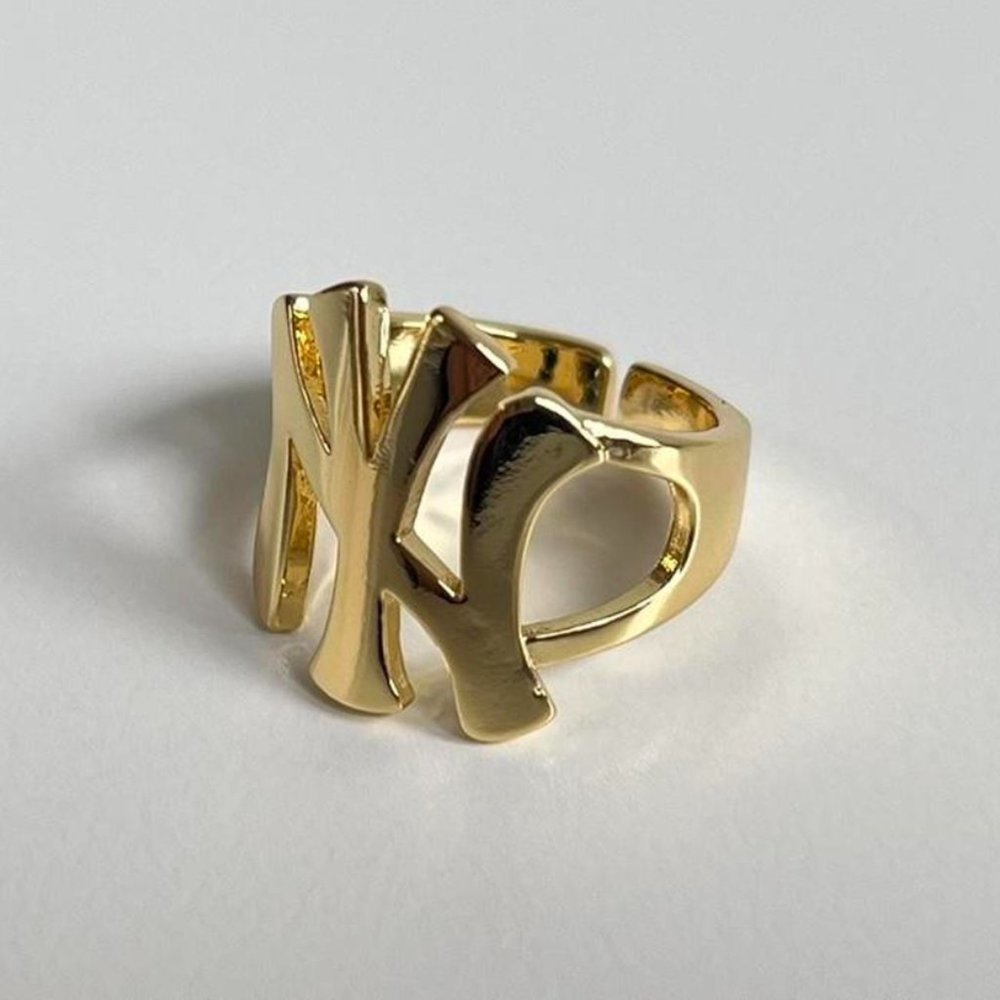 Vintage Y2K New York Yankees gold ring - Picture 3 of 7